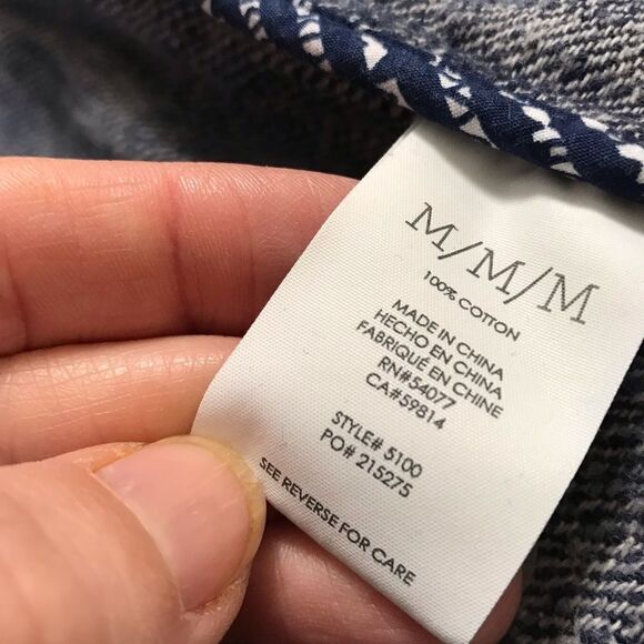 #21 Cabi Blue Zip Hooded Jacket Style 5100 EUC - Picture 14 of 16